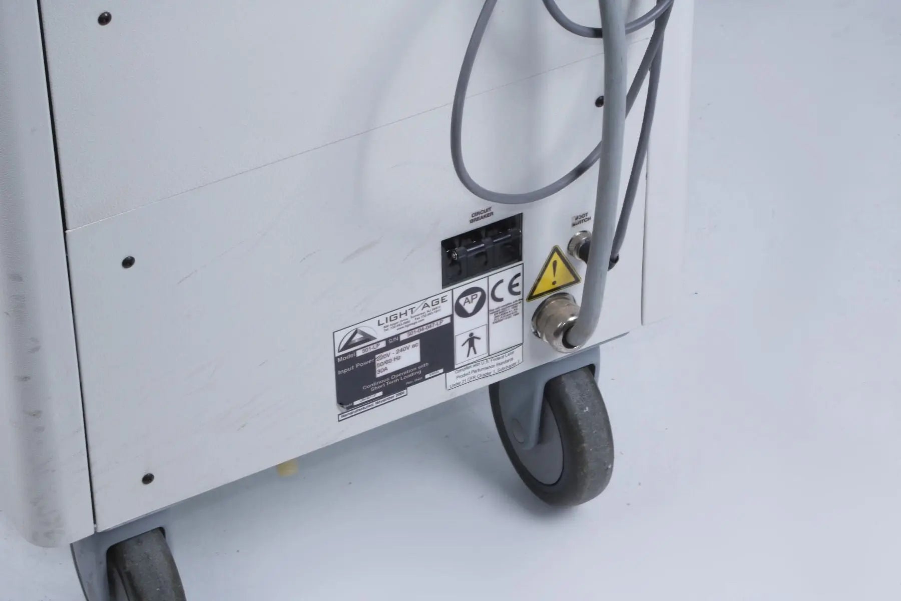 2006 Light Age EpiCare LP Alexandrite 755nm Laser Hair Removal System 501-LP Sol International Medical