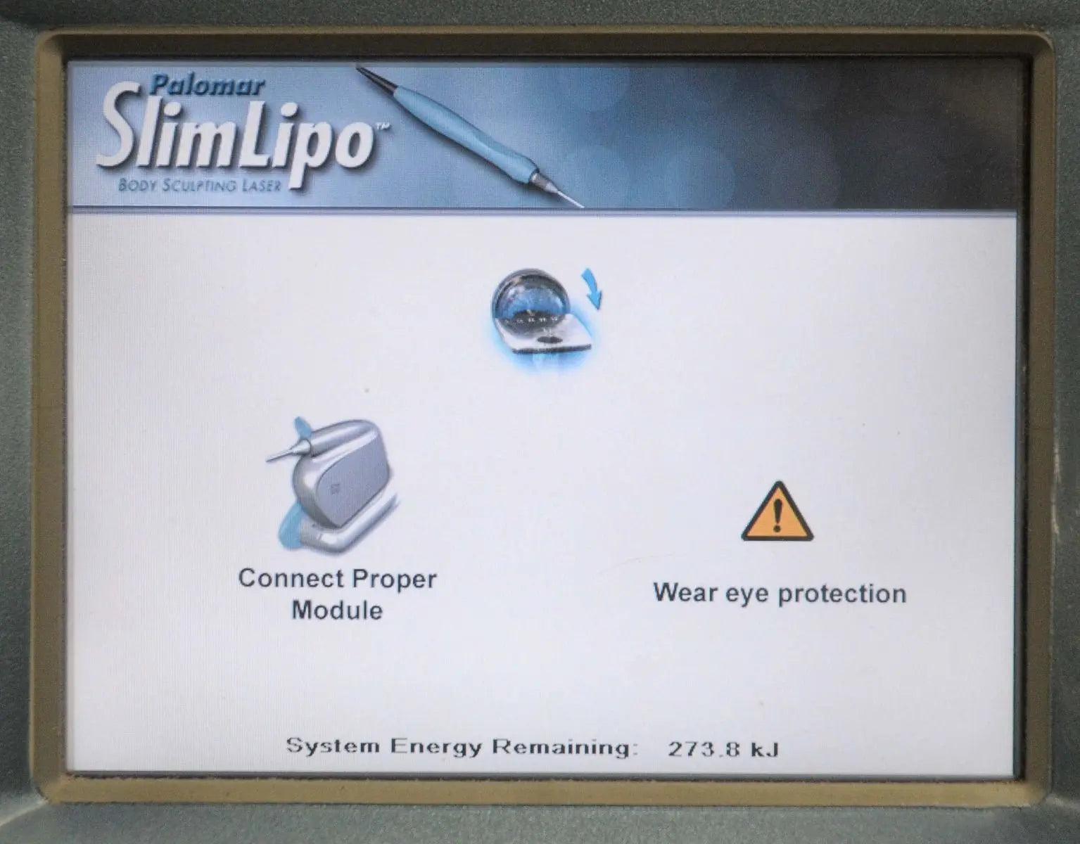 2009 Palomar Aspire SlimLipo 40-Watt Nd:YAG Body Sculpting Laser System Palomar