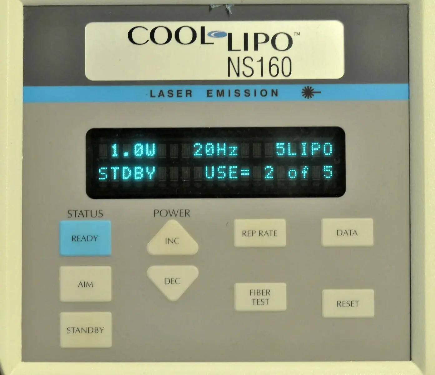 2007 New Star NS160 CoolLipo Laser Nd YAG 1320 nm Dermatology Ablation NewStar Sol International Medical