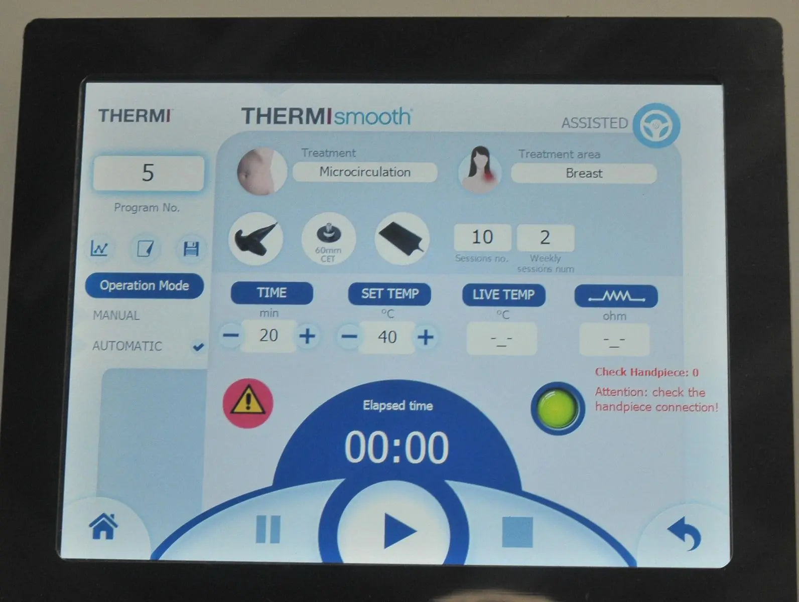 2017 ThermiAesthetics Thermi250 RF Cellulite Reduction Skin Tightening Face Body Sol International Medical