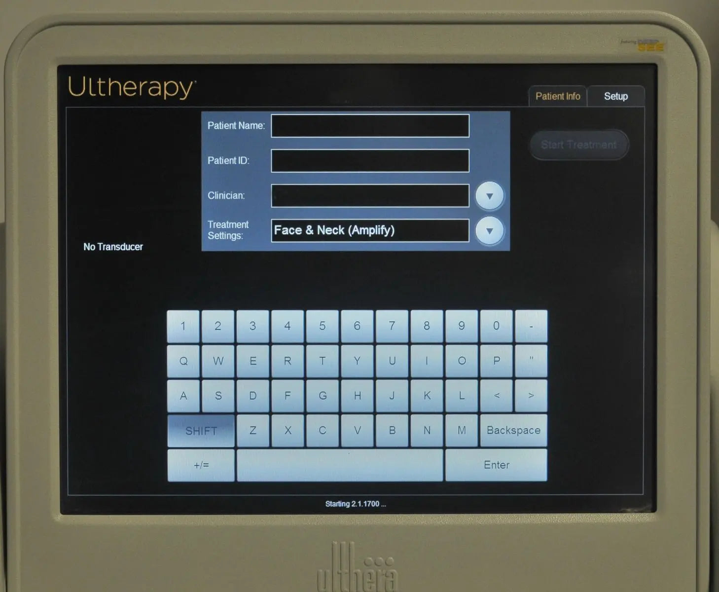 2015 Ulthera Ultherapy DeepSEE Ultrasound Skin Tightening Contouring System Sol International Medical