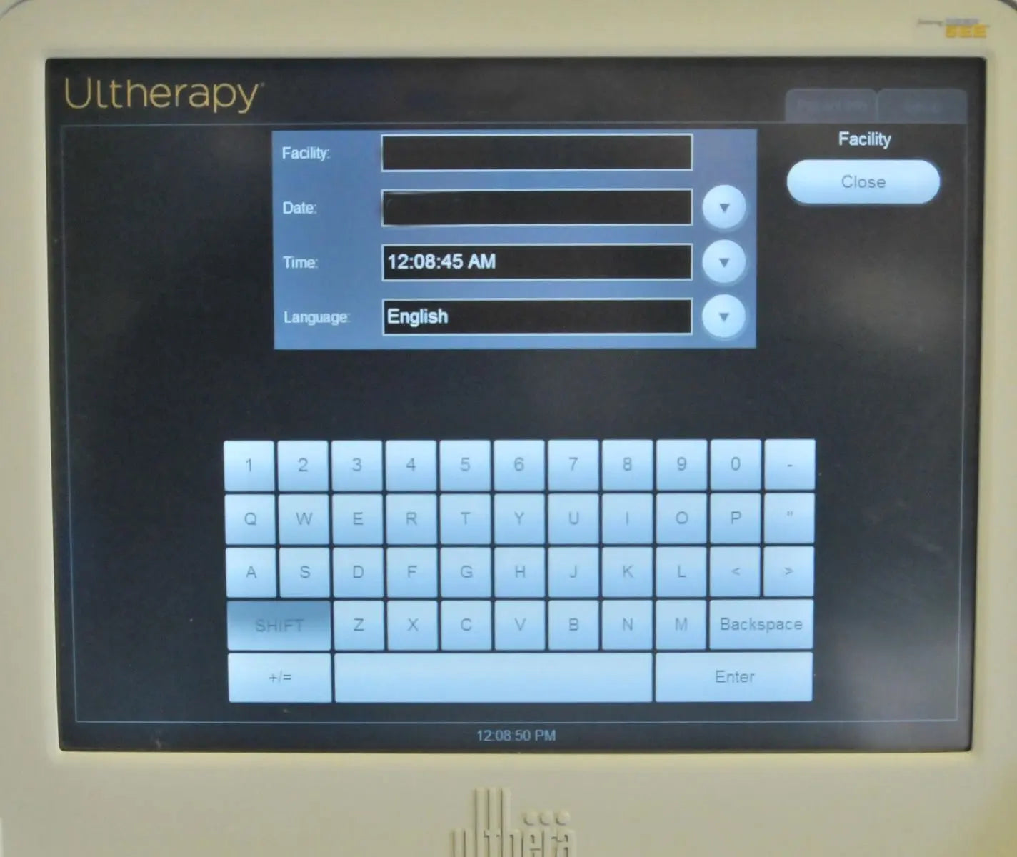 2012 Ulthera Ultherapy DEEPsee Ultrasound Skin Tightening Contouring w Handpiece Sol International Medical