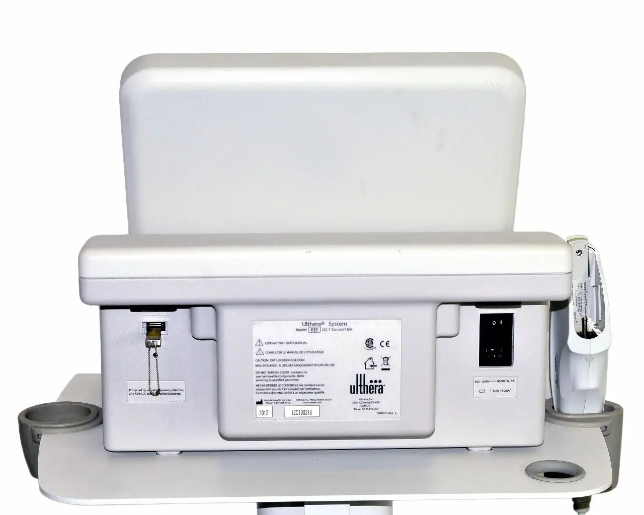 2012 Ulthera Ultherapy DEEPsee Ultrasound Skin Tightening Contouring w Handpiece Sol International Medical