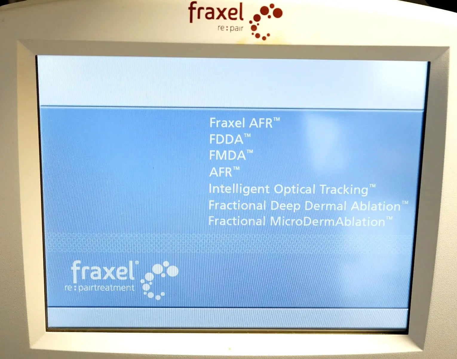 Reliant Fraxel Re:Pair CO2 Fractional Skin Resurfacing Treatment Laser RePair Sol International Medical