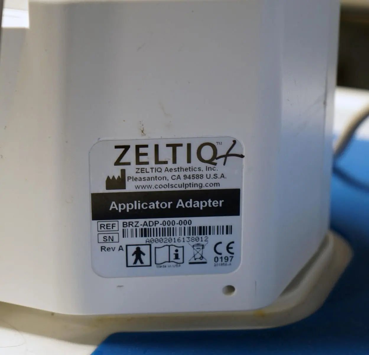 2012 Zeltiq CoolSculpting Body Contouring Cryolipolysis Fat Reduction Contour Zeltiq