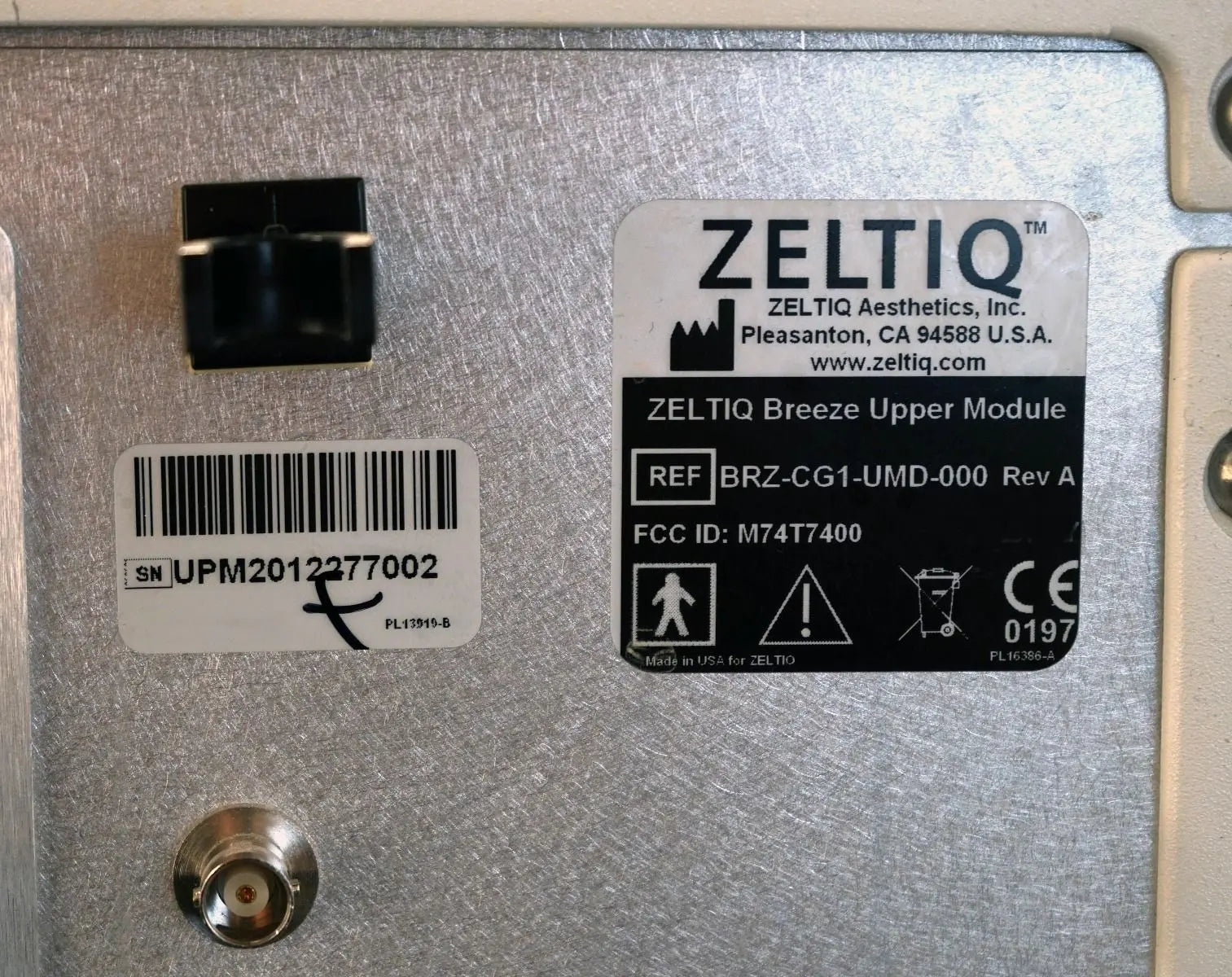 2012 Zeltiq CoolSculpting Body Contouring Cryolipolysis Fat Reduction Contour Zeltiq