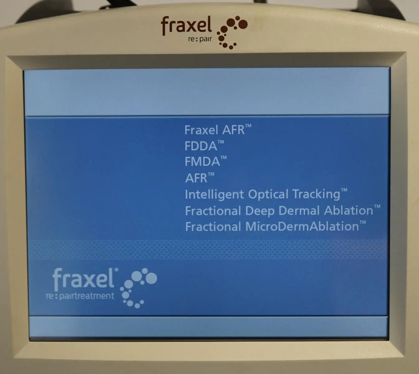 2008 Reliant Fraxel Re Pair Skin Wrinkle Resurfacing CO2 Fractional Laser RePair Sol International Medical