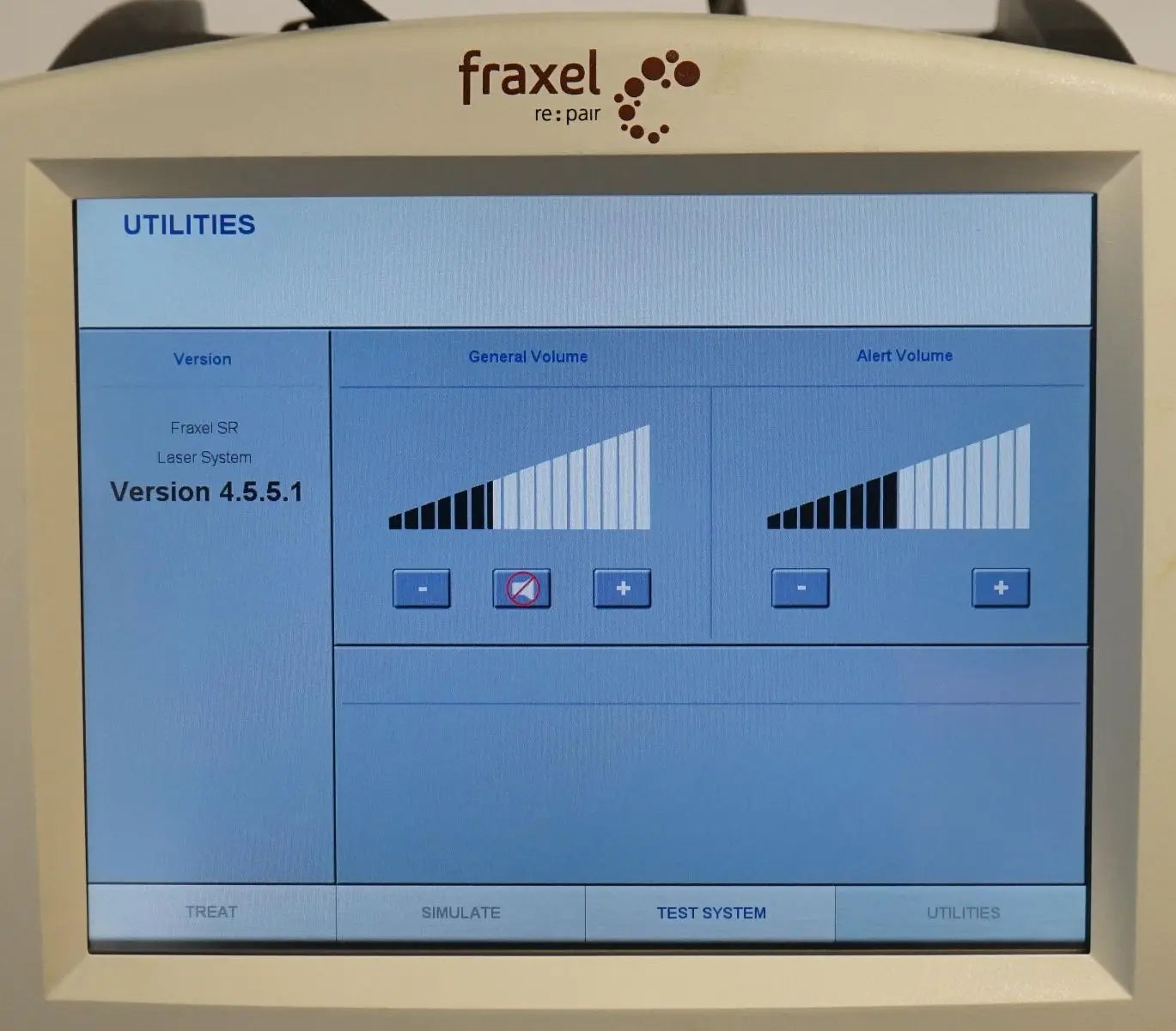 2008 Reliant Fraxel Re Pair Skin Wrinkle Resurfacing CO2 Fractional Laser RePair Sol International Medical