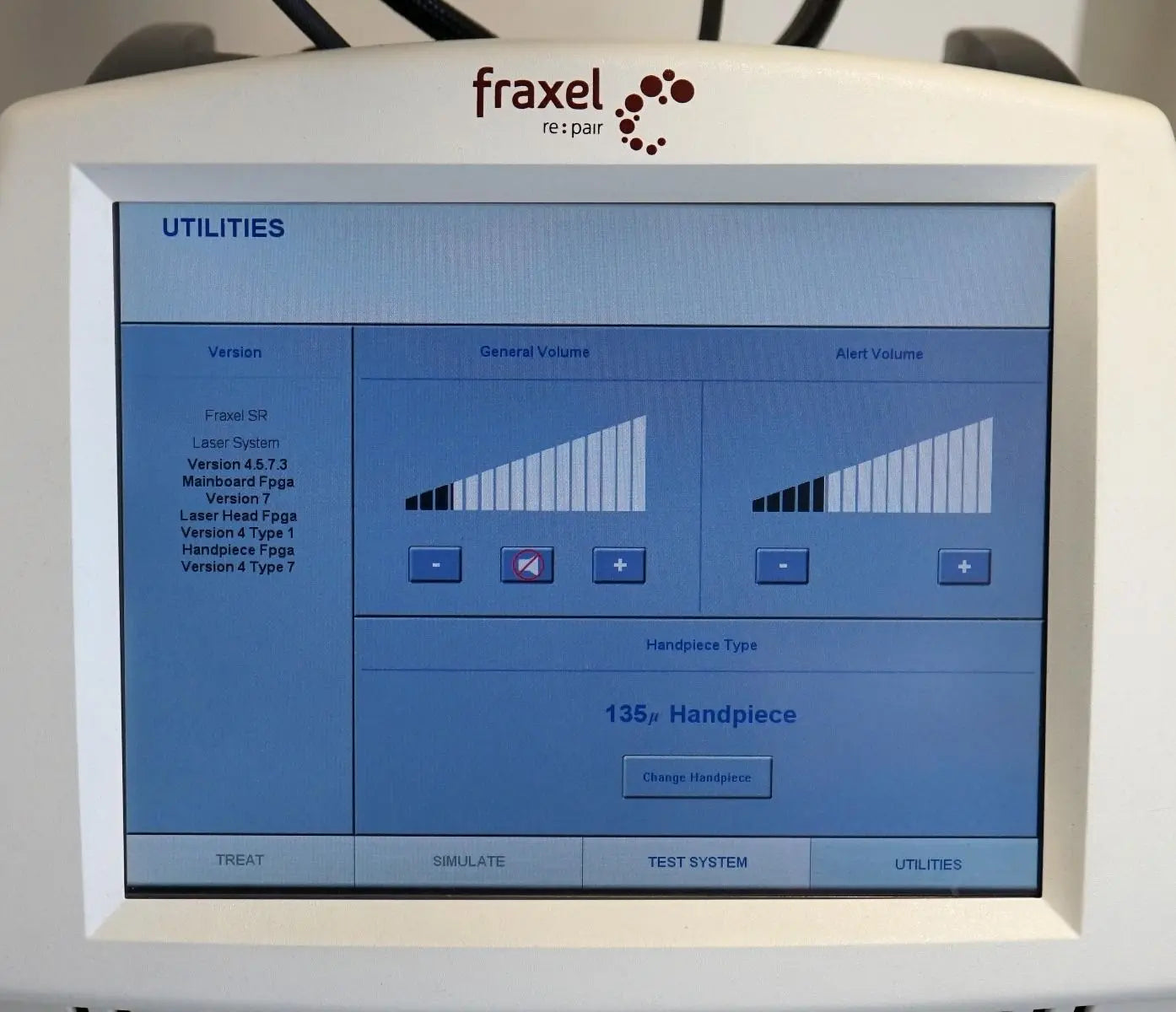2008 Reliant Fraxel Re Pair Skin Resurfacing Treatment Wrinkle CO2 Laser RePair Sol International Medical