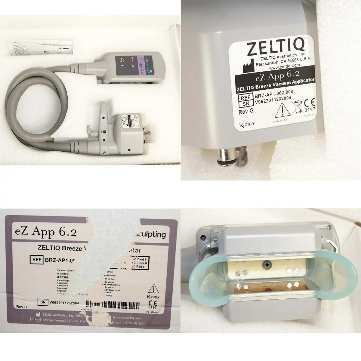 2011 Zeltiq CoolSculpting Body Contouring Fat Reduction System w/ 4 Applicators Zeltiq