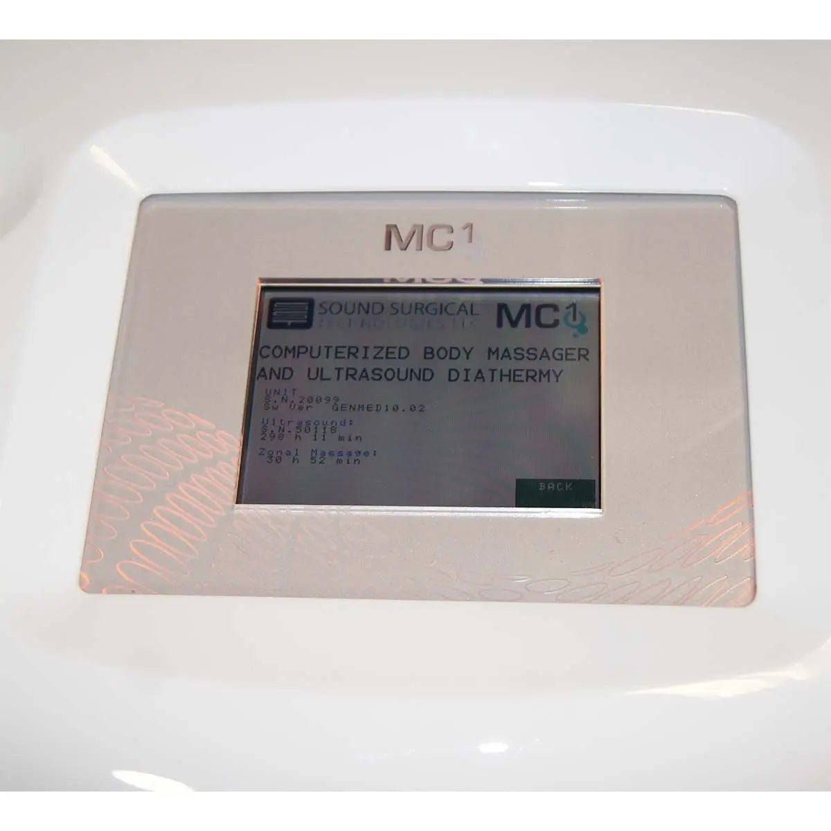 2009 Sound Surgical Vaser MC1 Ultrasound Body Massage Cavitation Diathermy System Solta Medical