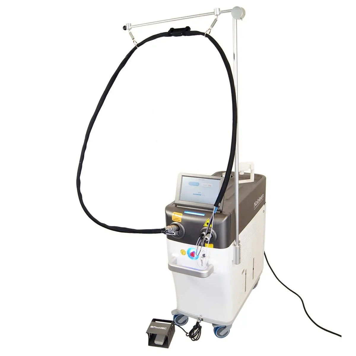 2021 FineMec Nobleen Long Pulsed Alexandrite &amp; Nd:YAG Laser System 755nm 1064nm Sol International Medical