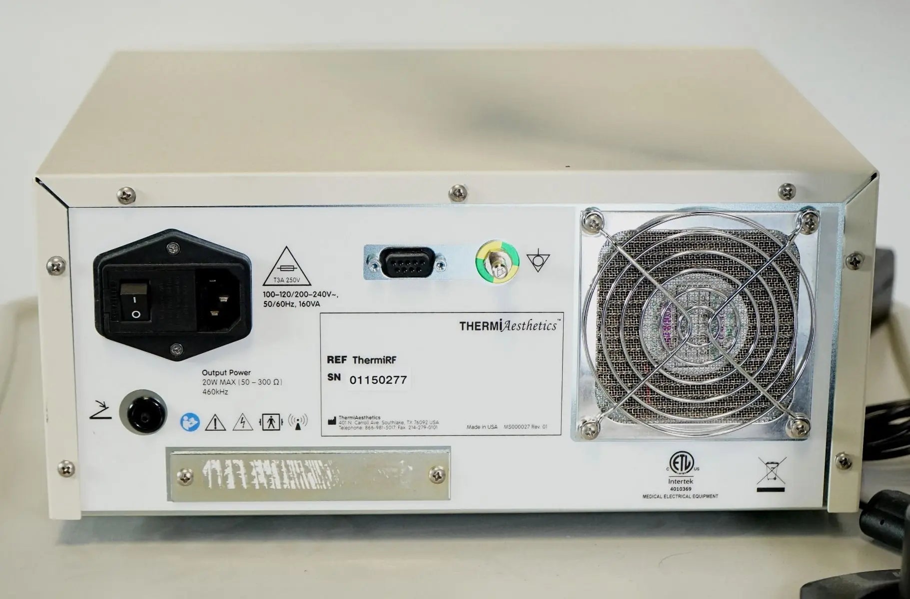 ThermiAesthetics ThermiRF RadioFrequency Generator Thermi RF ThermiSmooth &amp; More Sol International Medical