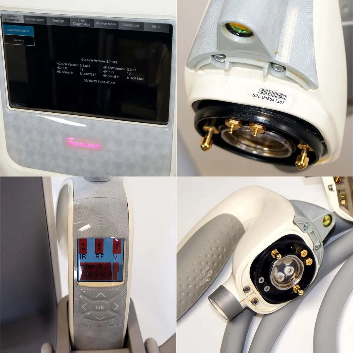 2016 Syneron Candela VelaShape III Cellulite Treatment Body Contour Vac System Candela