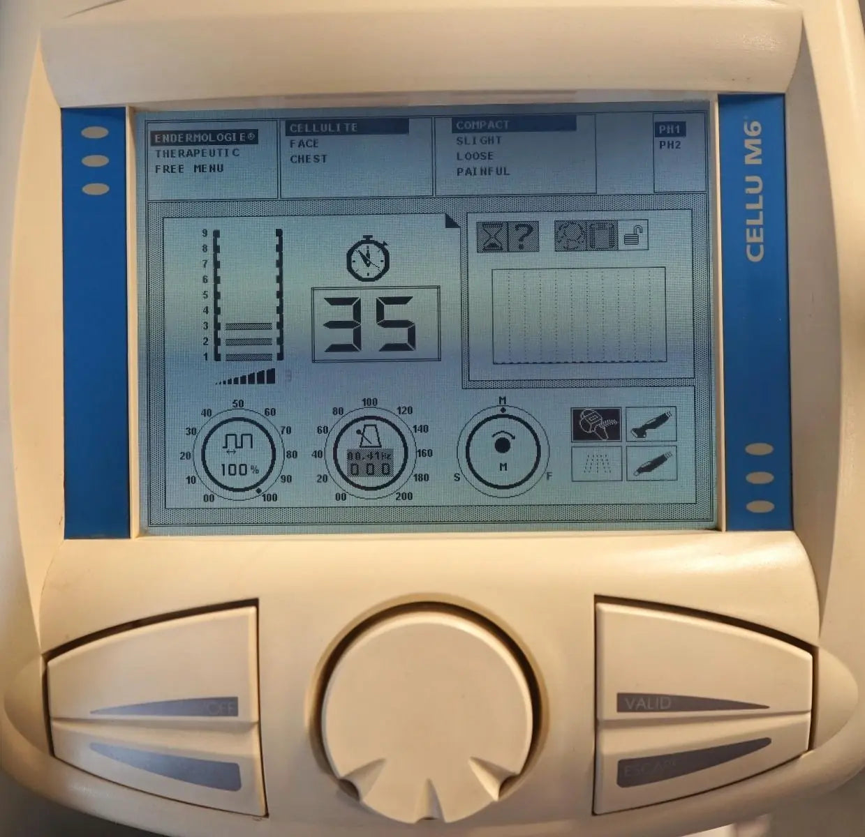 LPG Endermologie Cellu M6 Body Cellulite Skin Treatment Therapeutic Massager Sol International Medical