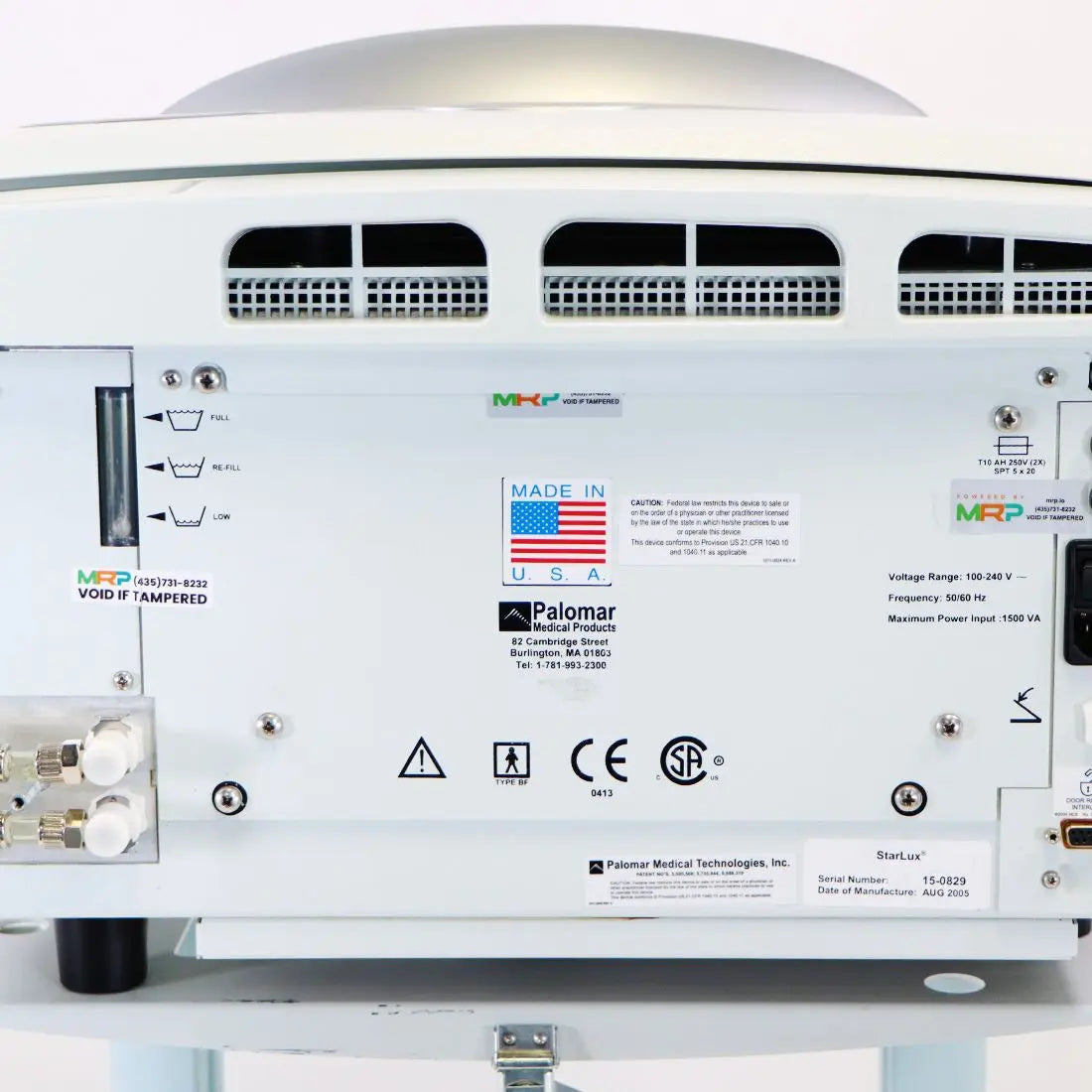 2005 Palomar StarLux 300 Laser LuxYs IPL Hair Removal Reduction Pigmented Lesion Palomar