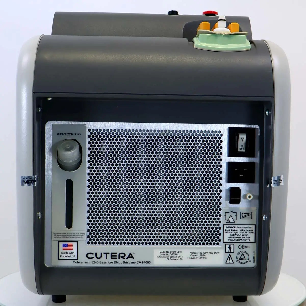 2011 Cutera Solera OPUS Laser IPL System w LP560 HandPiece Pigmented Lesions Cutera