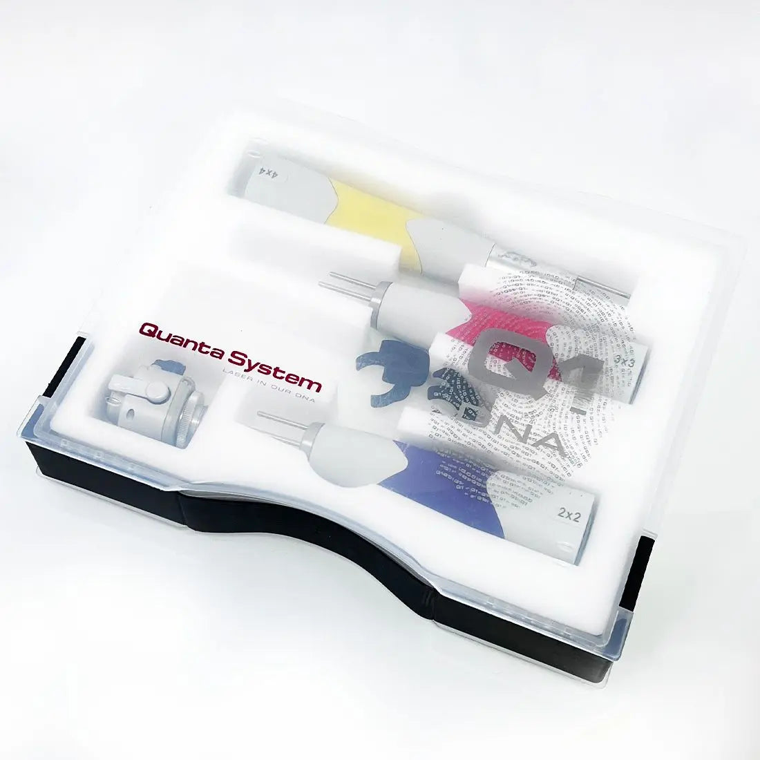 Quanta MDK 3 EX Q1 Q Switched Nd YAG Tattoo Removal Handpieces 2x2 3x3 4x4 Sol International Medical