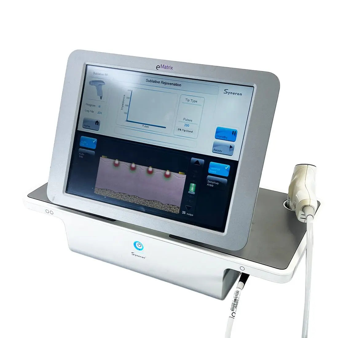 Syneron eMatrix Skin Rejuvenation TableTop System Sublative RF Wrinkles e Matrix Candela