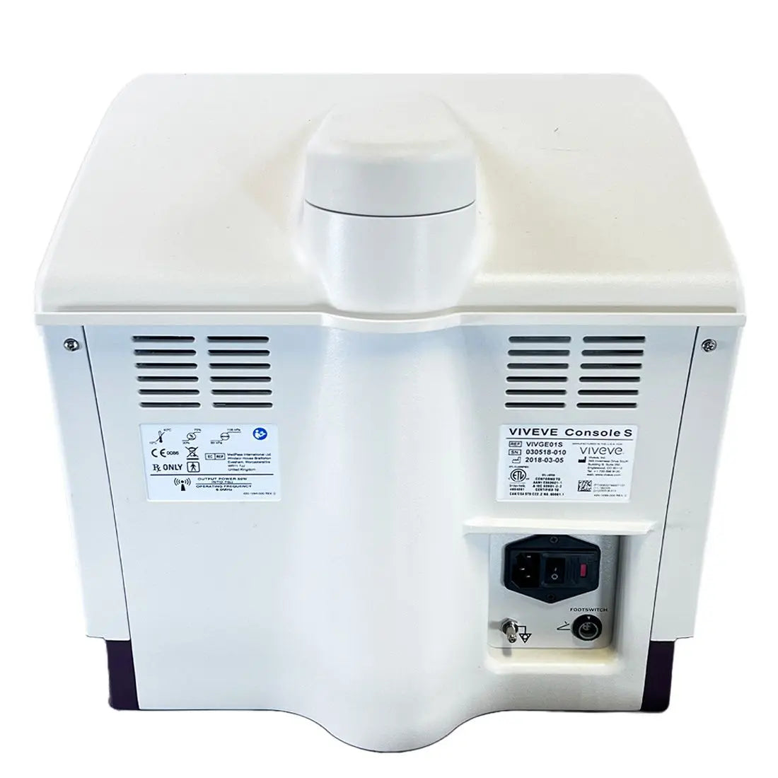2018 Viveve Console S Feminine Vaginal Urinal Rejuvenation RF System VIVGE01S Sol International Medical
