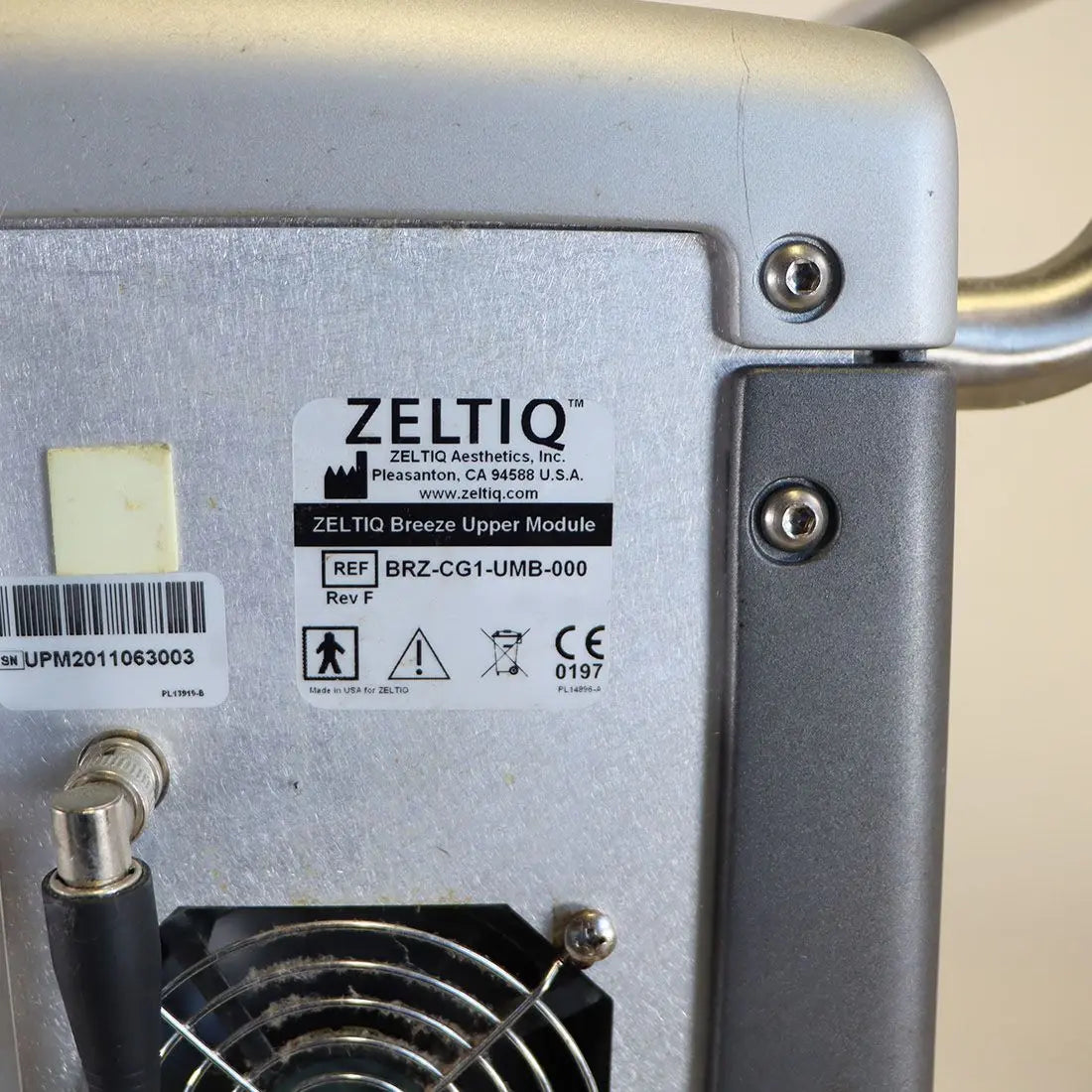 2011 Zeltiq CoolSculpting Body Contouring Fat Reduction System w/2 Applicators Zeltiq