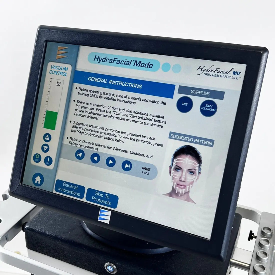 2013 Edge Systems Hydrafacial MD System Hydradermabrasion Skin Treatment 70143 Hydrafacial