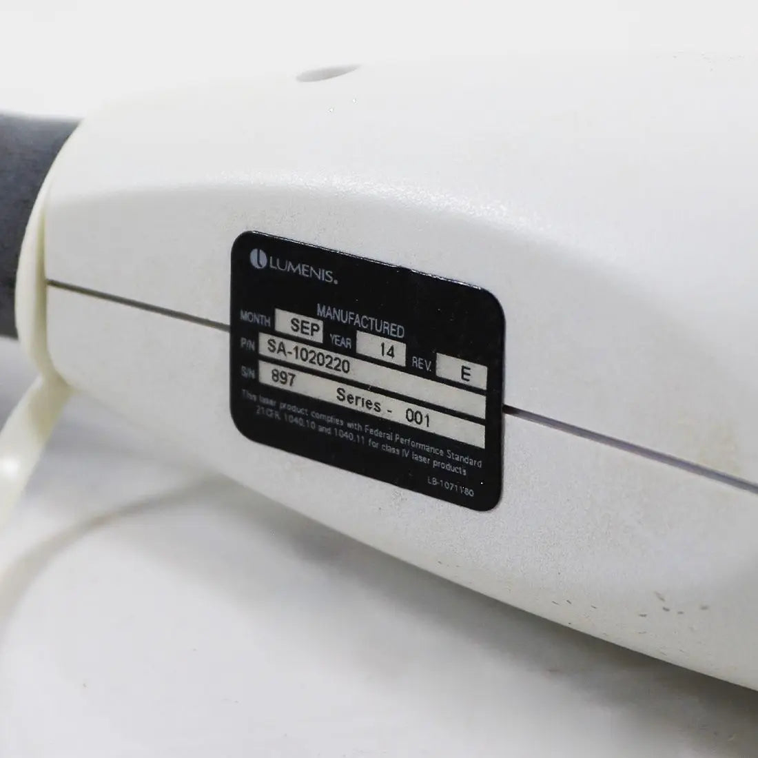 2014 Lumenis M22 Multi-Spot Nd:YAG Treatment Head Laser Handpiece SA-1020220 Lumenis