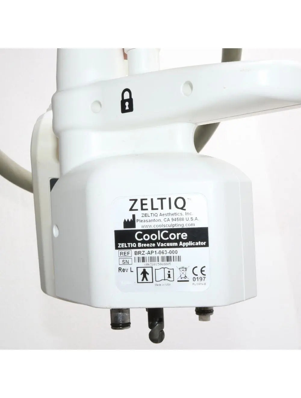 2015 Zeltiq CoolSculpting CoolCore Breeze Vacuum Applicator BRZ-AP1-063-000 HP Zeltiq