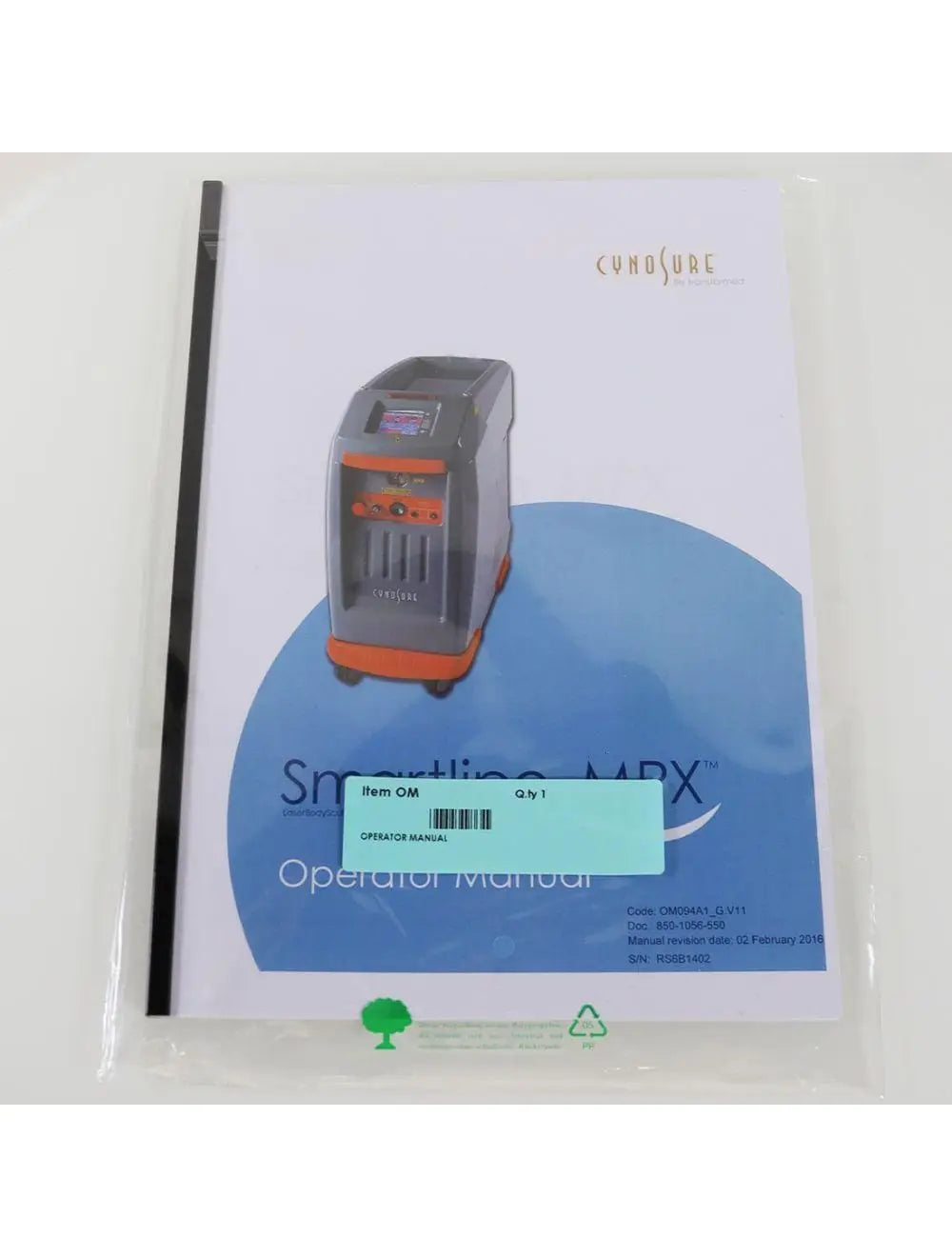 Never Used 2016 Cynosure SmartLipo MPX Body Sculpt Laser System NON-RFID Cynosure