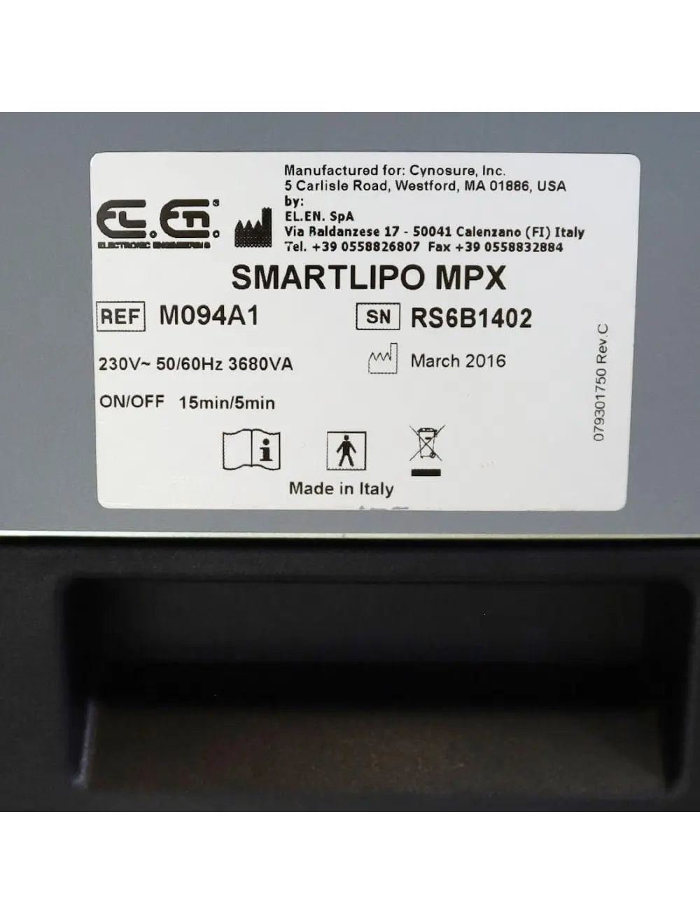 Never Used 2016 Cynosure SmartLipo MPX 1064 1320 Body Sculpt Laser System M094A1 Cynosure