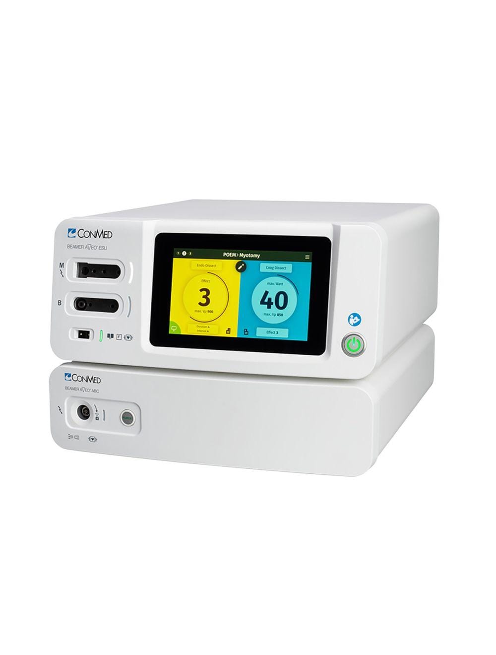 ConMed Beamer AVEO-ESU Electrosurgical Generator (Top Unit of the System) Sol International Medical
