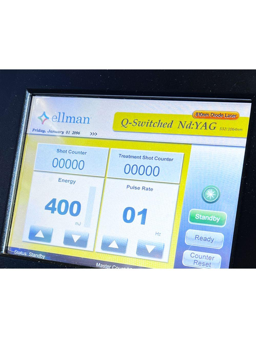 2015 Ellman Sandstone Medley Vascular Skin Rejuvenation Lesion Laser NEW 0 SHOTS Sol International Medical