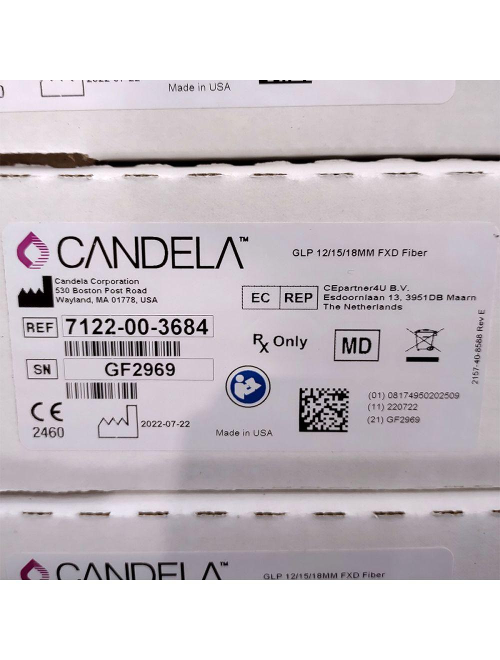 Candela GentleLase Plus Fiber Assembly 12/15/18mm Factory NEW 7122-00-3684 (GF2969) Candela