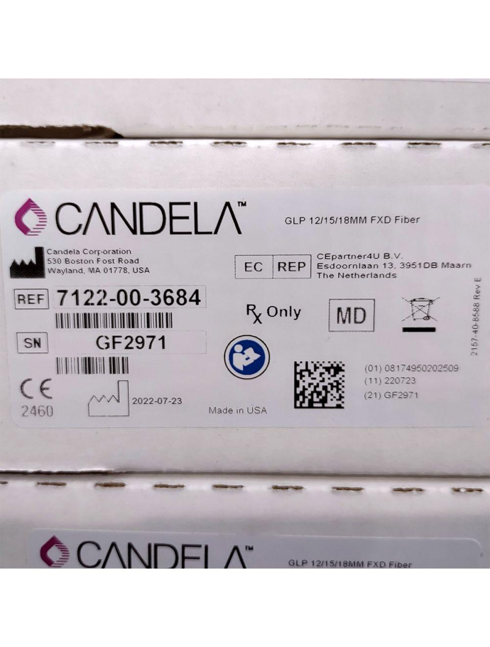 Candela GentleLase Plus Fiber Assembly 12/15/18mm Factory NEW 7122-00-3684 (GF2971) Candela