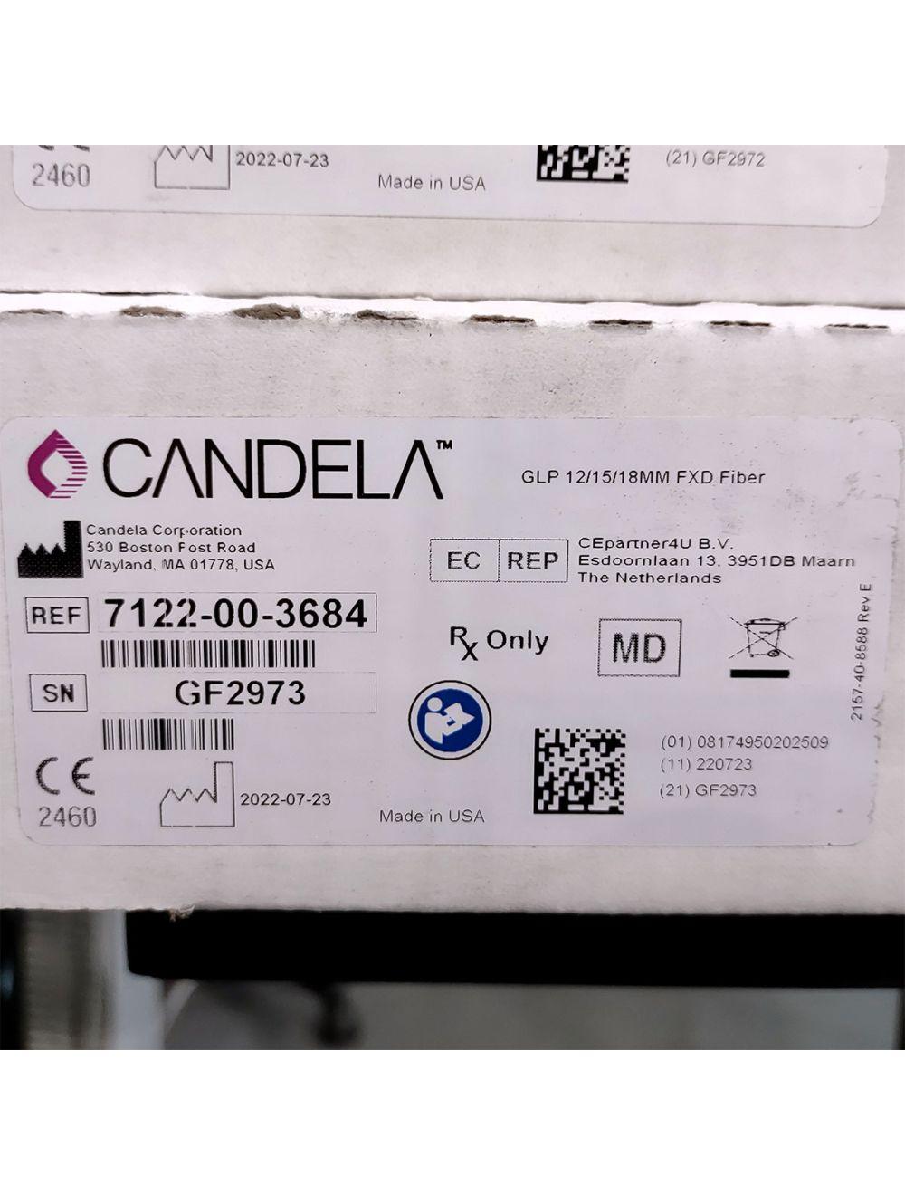Candela GentleLase Plus Fiber Assembly 12/15/18mm Factory NEW 7122-00-3684 (GF2973) Candela