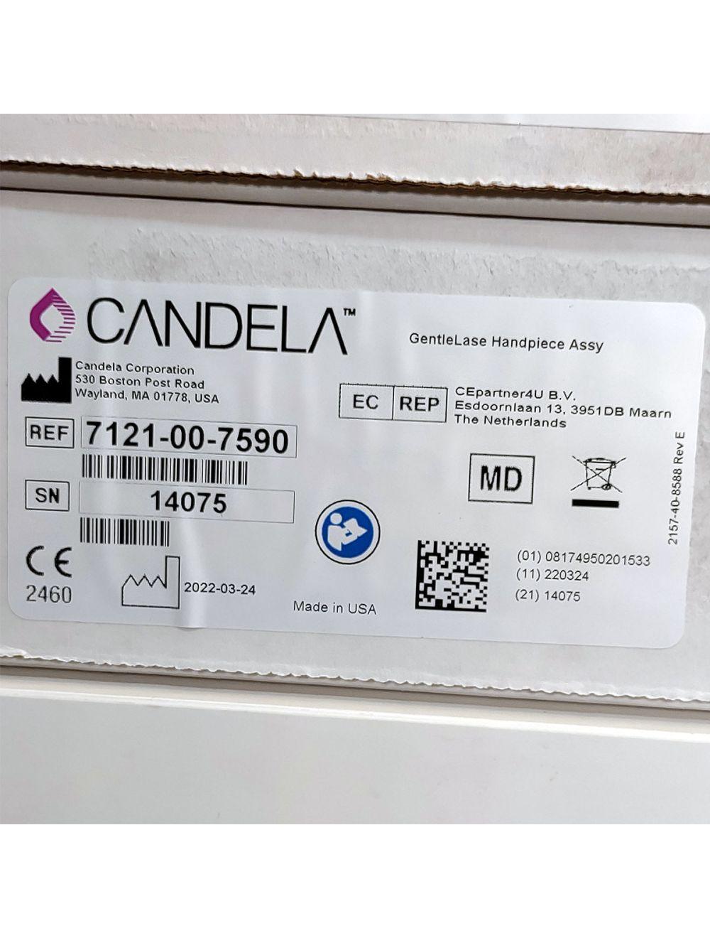 Candela GentleLase Plus Handpiece Assembly No Fiber Factory NEW 7121-00-7590 (14075sn) Candela