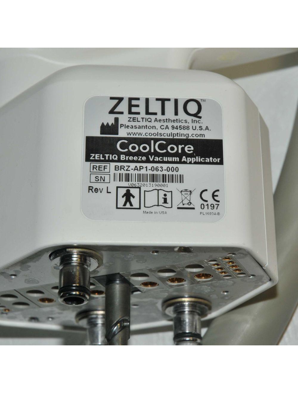 Zeltiq CoolSculpting CoolCore Vacuum Cool CORE Applicator HP BRZ-AP1-063-00 2013 Zeltiq