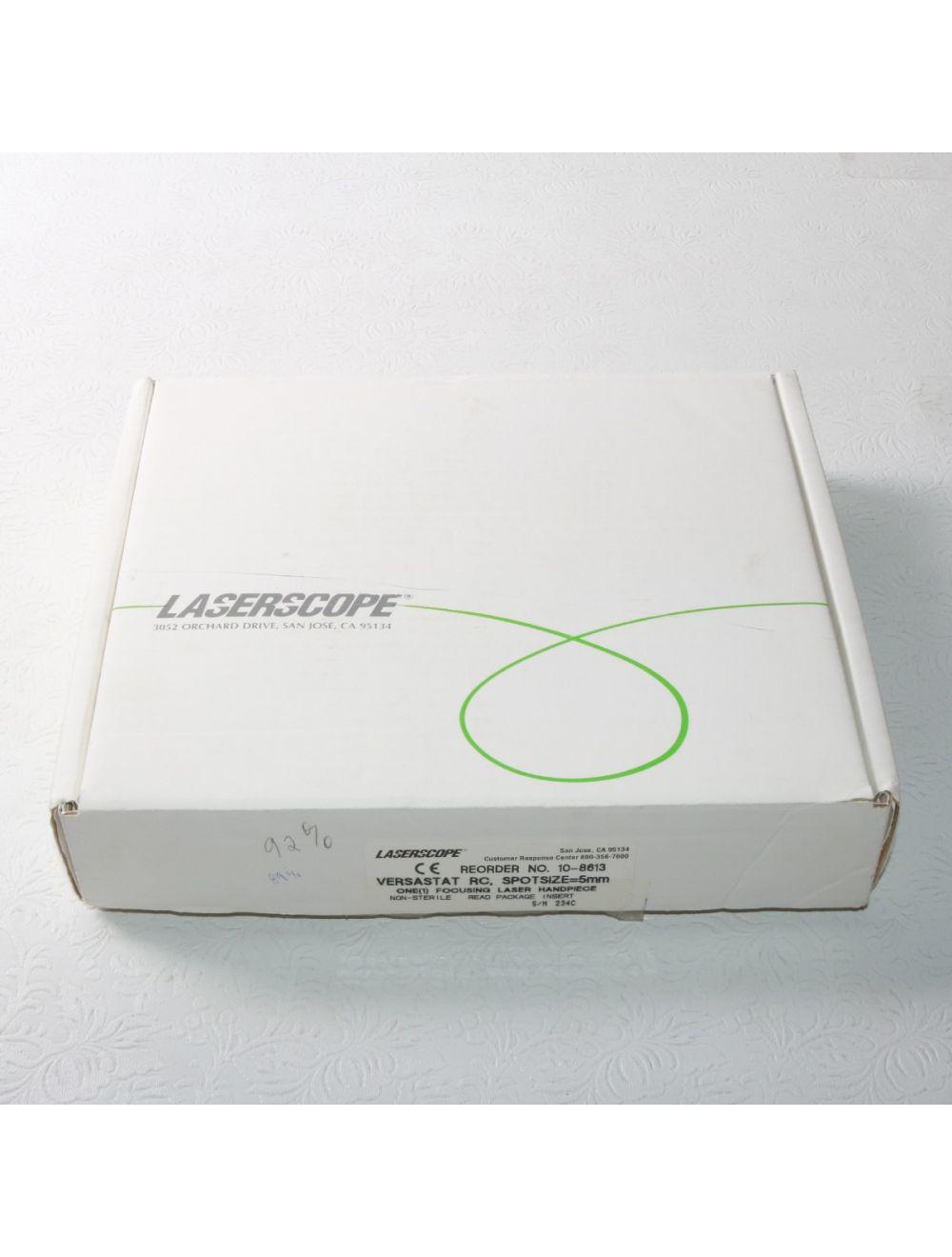 LaserScope Versastat RC 3mm Laser Fiber Handpiece Calibrates 89% 10-8612 Sol International Medical