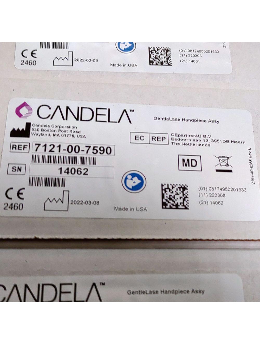 Candela GentleLase Plus Handpiece Assembly No Fiber Factory NEW 7121-00-7590 (14062sn) Candela