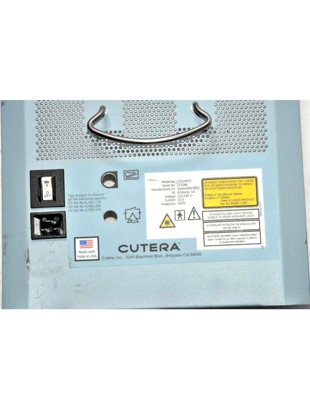 Cutera XEO CoolGlide Laser REAR BACK PANEL COVER On Off SWITCH HANDPIECE Mast Cutera