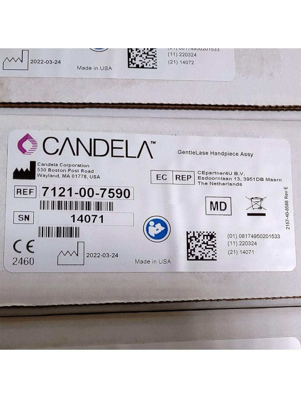 Candela GentleLase Plus Handpiece Assembly No Fiber Factory NEW 7121-00-7590 (14071sn) Candela