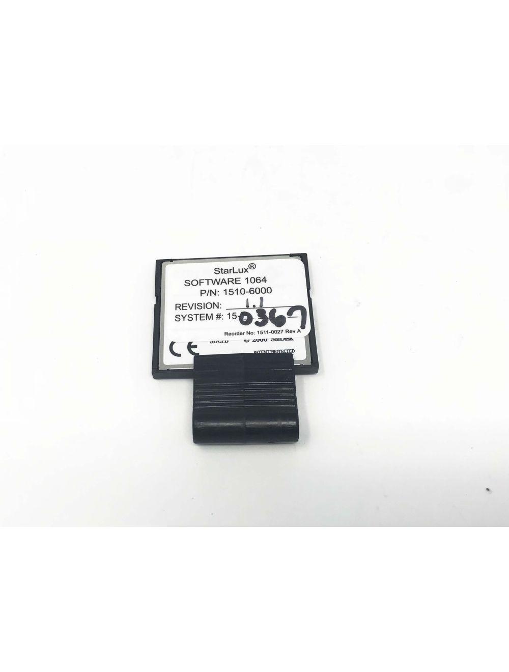 Palomar Starlux 500 Laser 1064 YAG Handpiece Software Card Version 1.1 1520-6000 Palomar