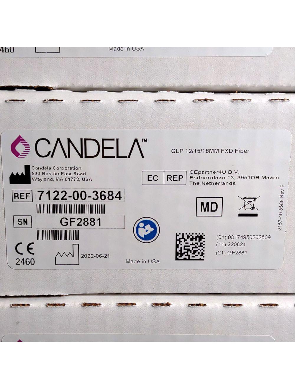 Candela GentleLase Plus Fiber Assembly 12/15/18mm Factory NEW 7122-00-3684 (GF2881) Candela