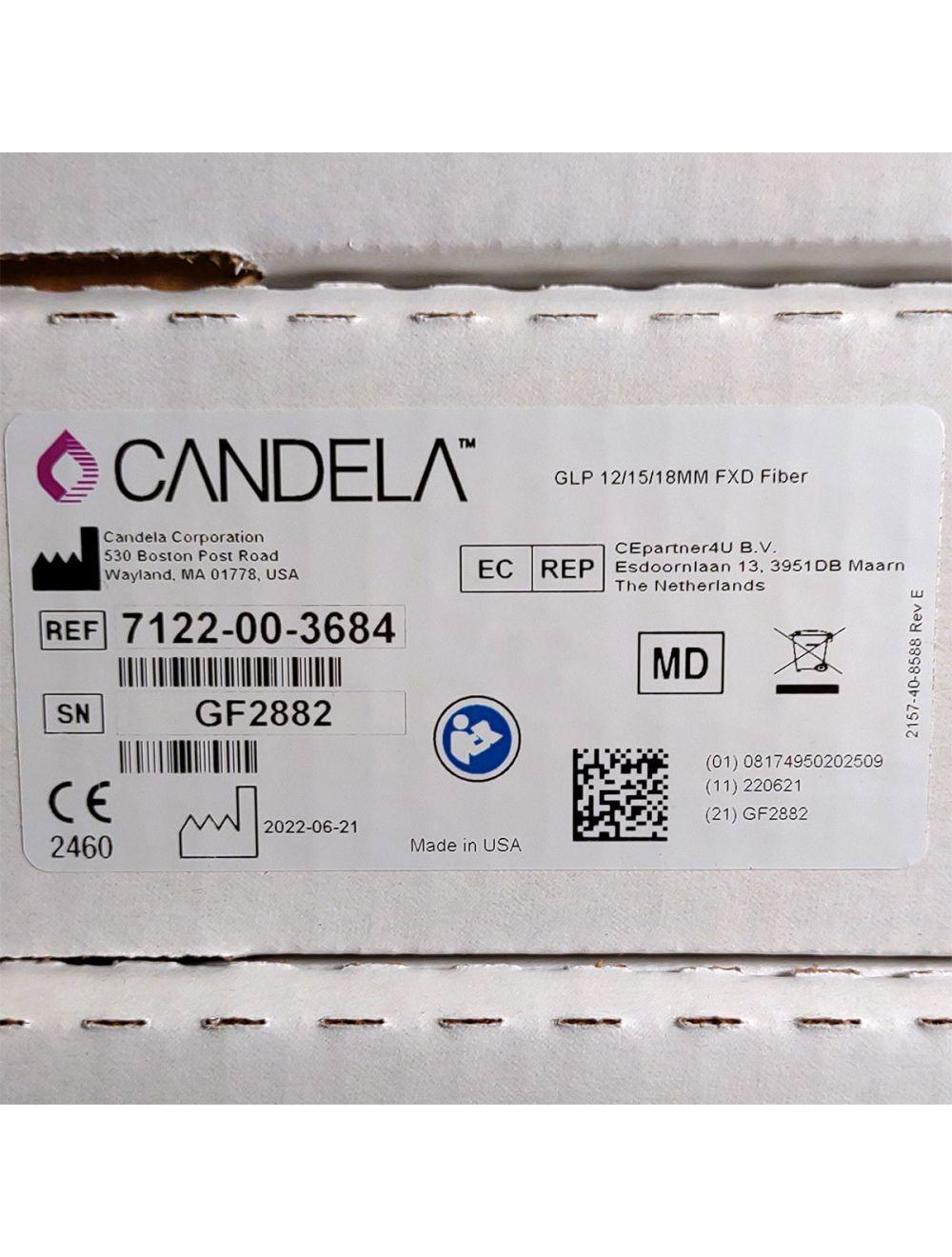 Candela GentleLase Plus Fiber Assembly 12/15/18mm Factory NEW 7122-00-3684 (GF2882) Candela