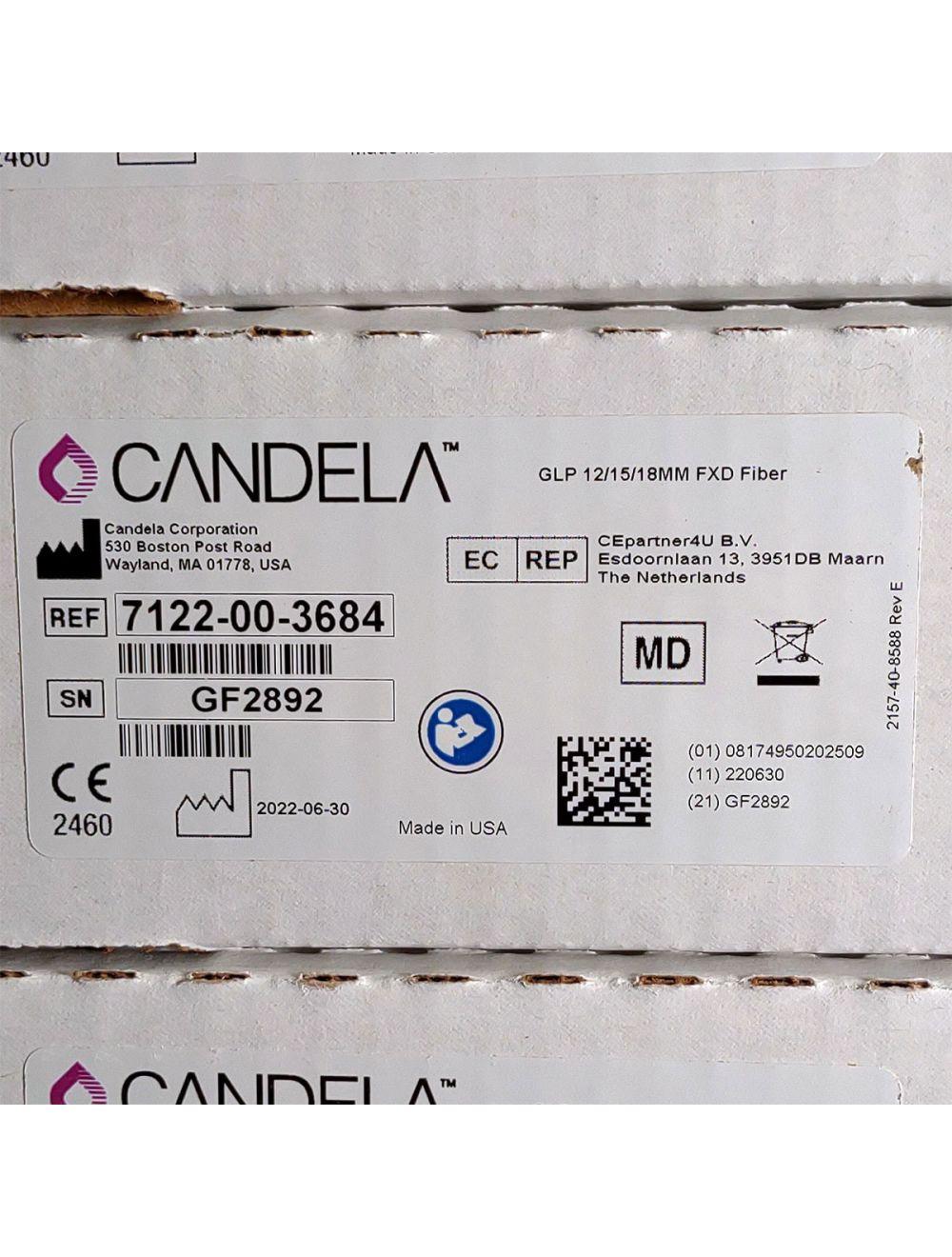 Candela GentleLase Plus Fiber Assembly 12/15/18mm Factory NEW 7122-00-3684 (GF2892) Candela