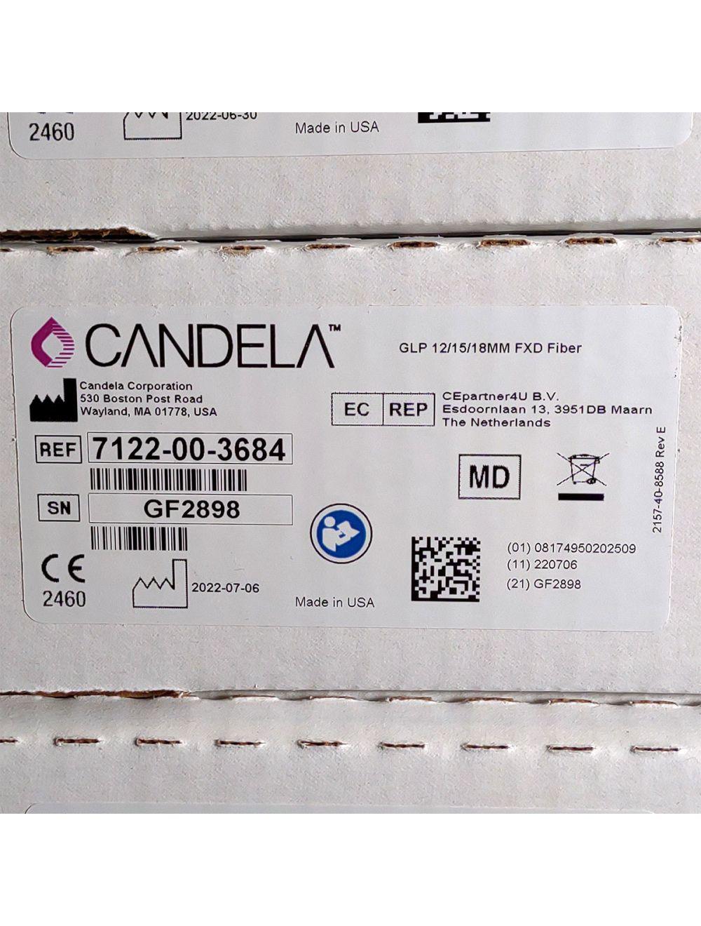 Candela GentleLase Plus Fiber Assembly 12/15/18mm Factory NEW 7122-00-3684 (GF2898) Candela