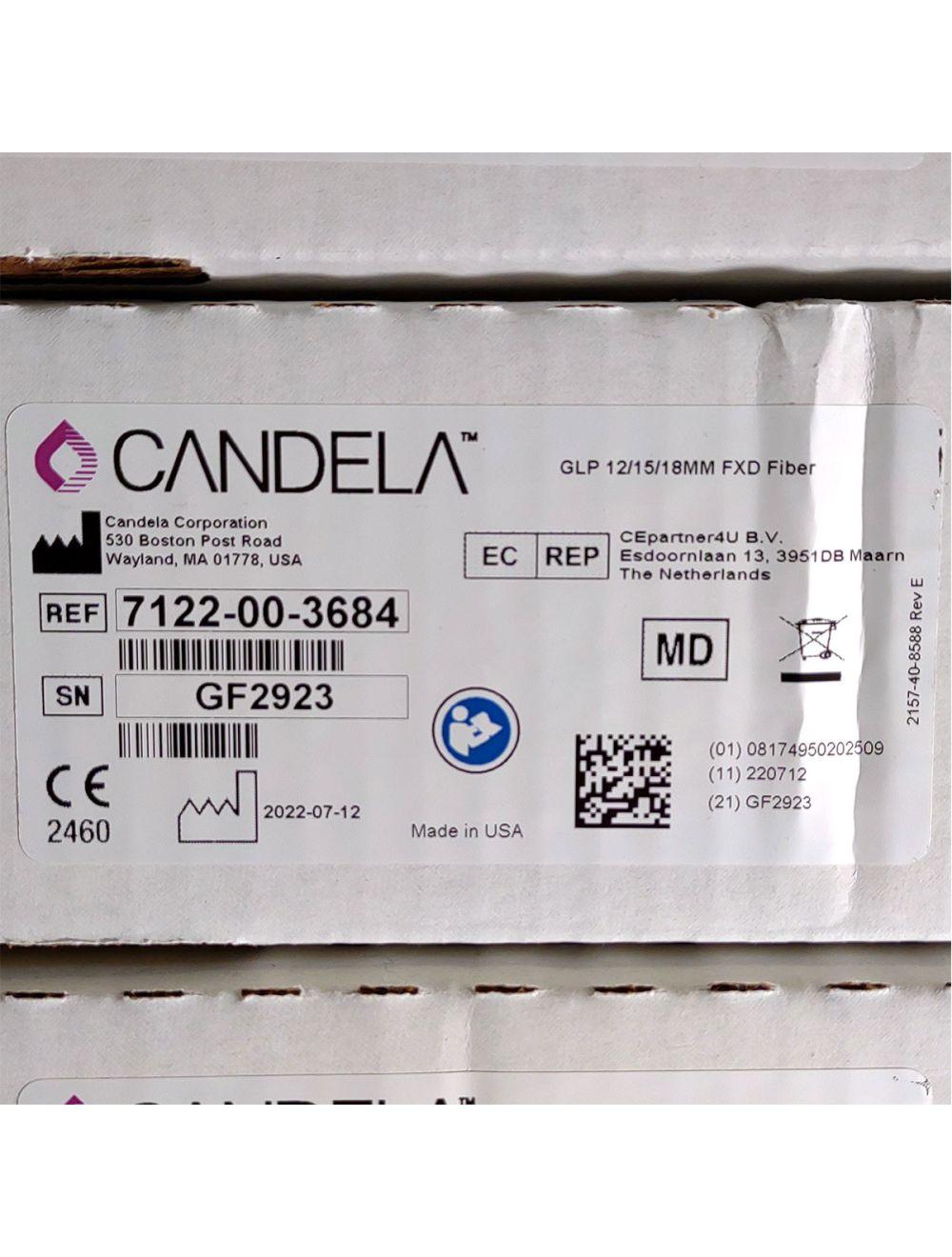 Candela GentleLase Plus Fiber Assembly 12/15/18mm Factory NEW 7122-00-3684 (GF2923) Candela