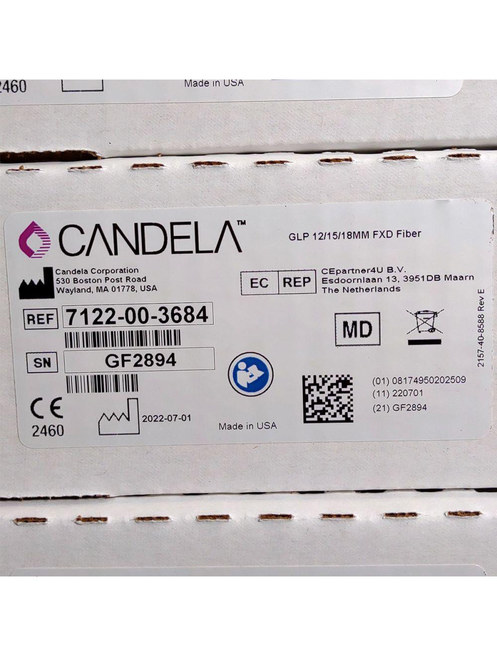 Candela GentleLase Plus Fiber Assembly 12/15/18mm Factory NEW 7122-00-3684 (GF2894) Candela