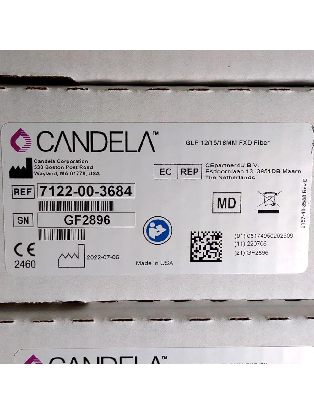 Candela GentleLase Plus Fiber Assembly 12/15/18mm Factory NEW 7122-00-3684 (GF2896) Candela