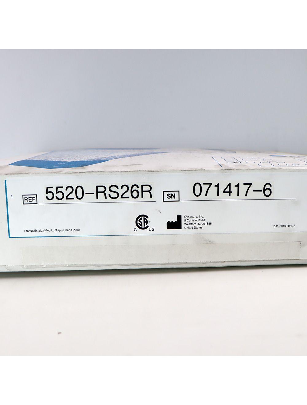 Palomar StarLux LuxRs 500 Handpiece Cynosure Factory Refurbished 071417-6 (0 Shots) Palomar